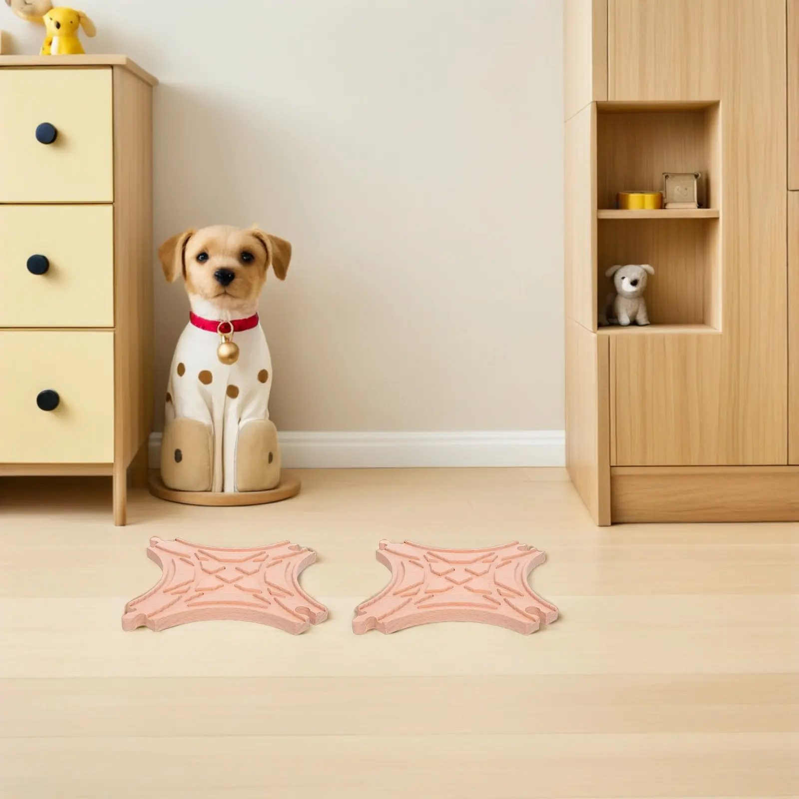 2 stuks houten treinbaan multiway-schakelaarbaan gladde railconnectoren compatibel met familietreinsets