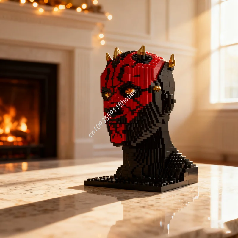 

8890pcs MOC SW Darth MauI Bust Star Battle UCSed Model Building Blocks Toys DIY Creative Idea Education Christmas Gift Kids