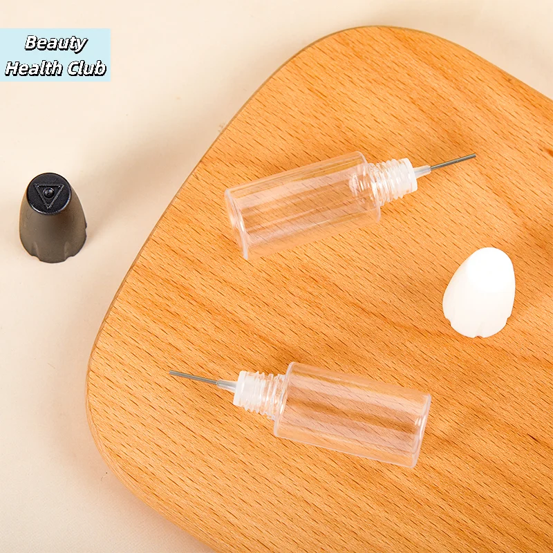 【1Pc 10ML PET Clear Vial With Long Thin Needle Tip Dropper Bottle For Vape Smoking Oil Accessories Liquid Jar】 view 5