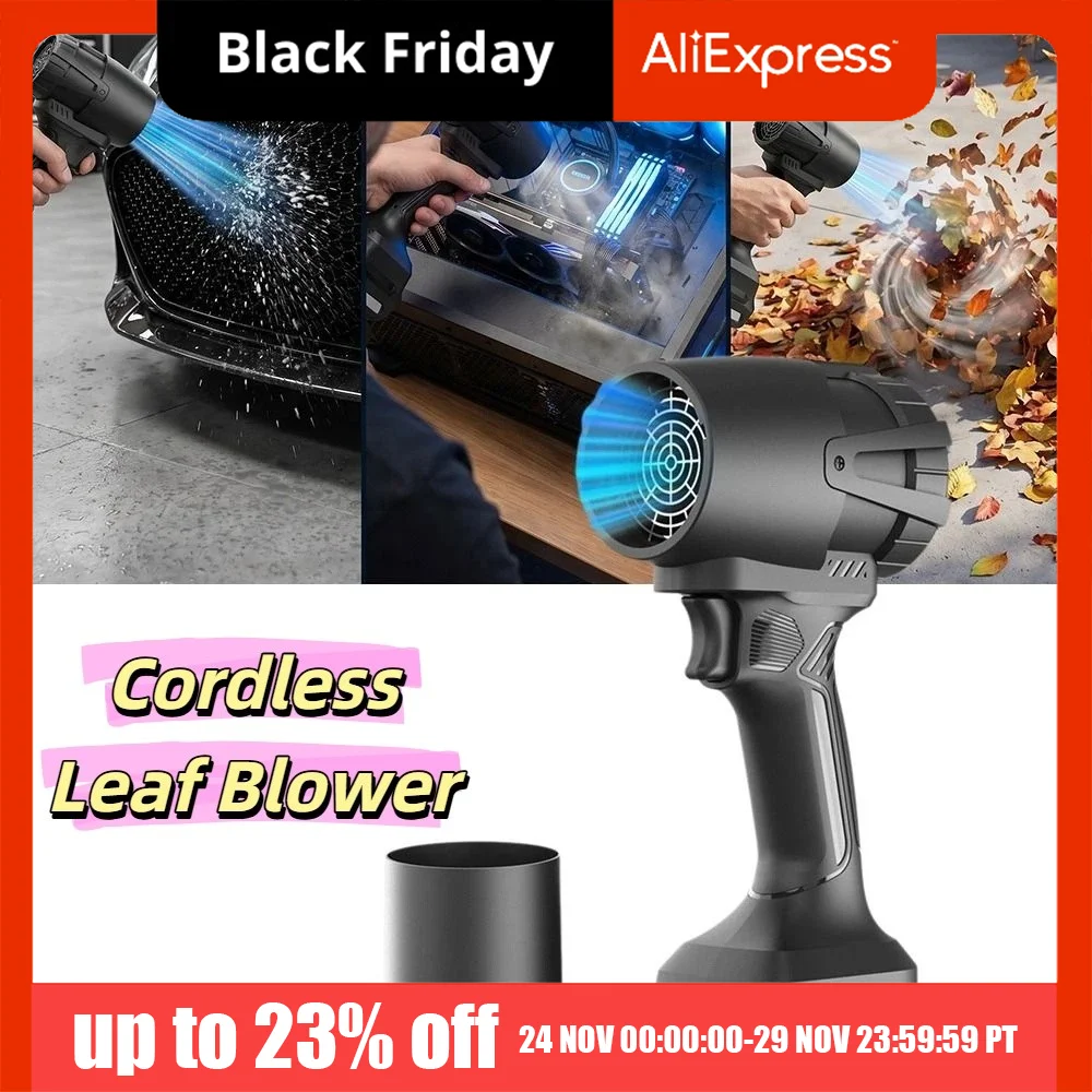 

Dual-Function Electric Leaf Blower 21 V Power 2-in-1 Design Rechargeable Blower High-power Strong Suction