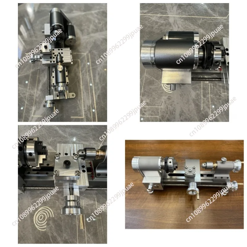 Precision High Performance Micro Lathe CNC Adjustable Accuracy Equipped with 24V Power Supply Metal Lathe Model Toy