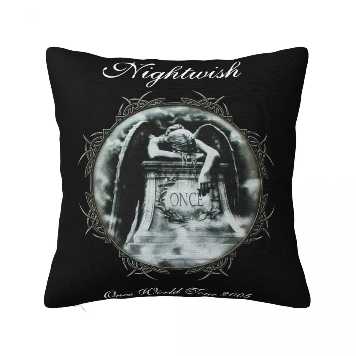 Nightwish Once Tour Black Swea Within Temptation Tarja Turunen Xandria Epi Women Pillow Case