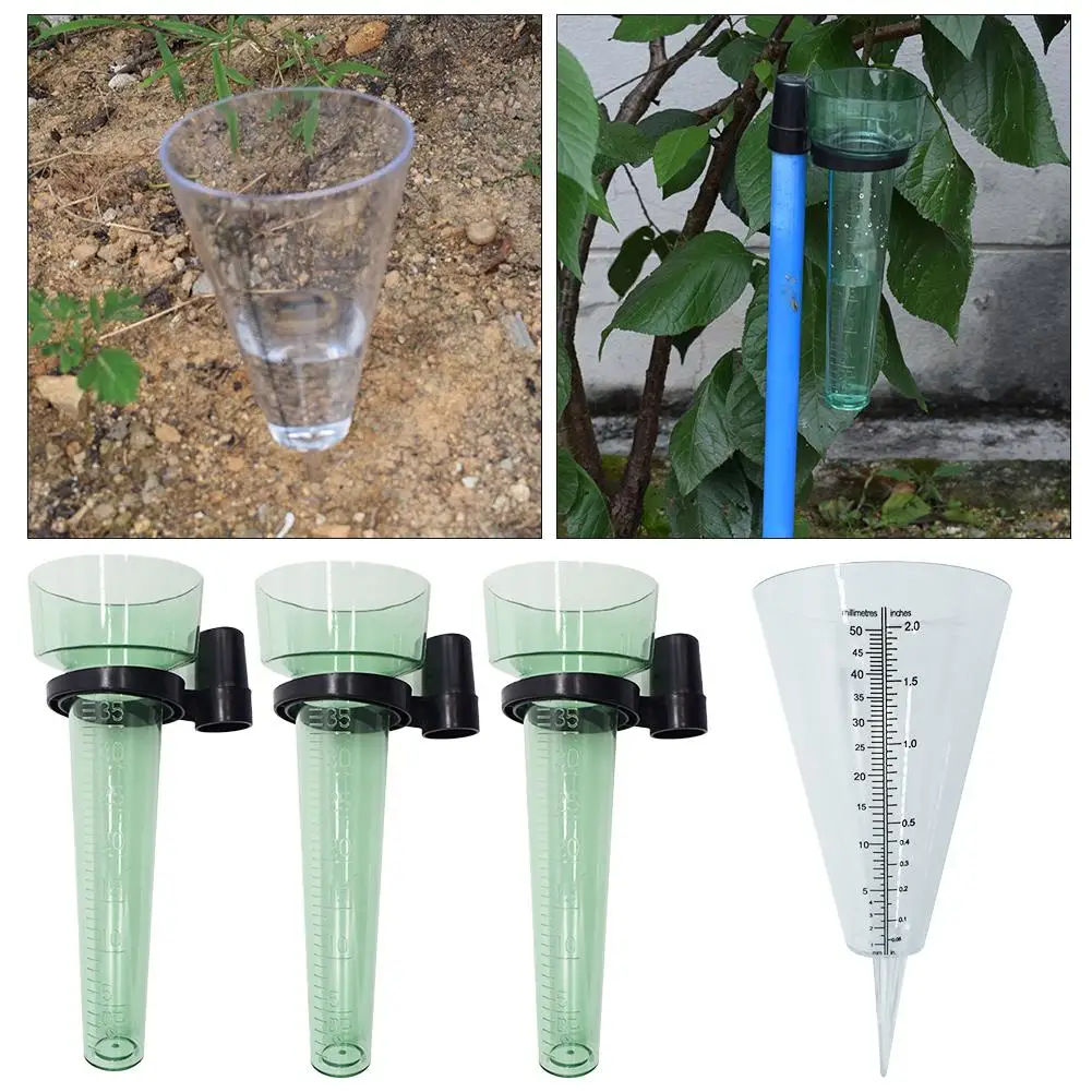 Rain Gauge With Stand For Accurate Garden Outdoor Yard Rainfall Measurement Garden Tool Accessory Manage Lawn & Garden Wate T1n4