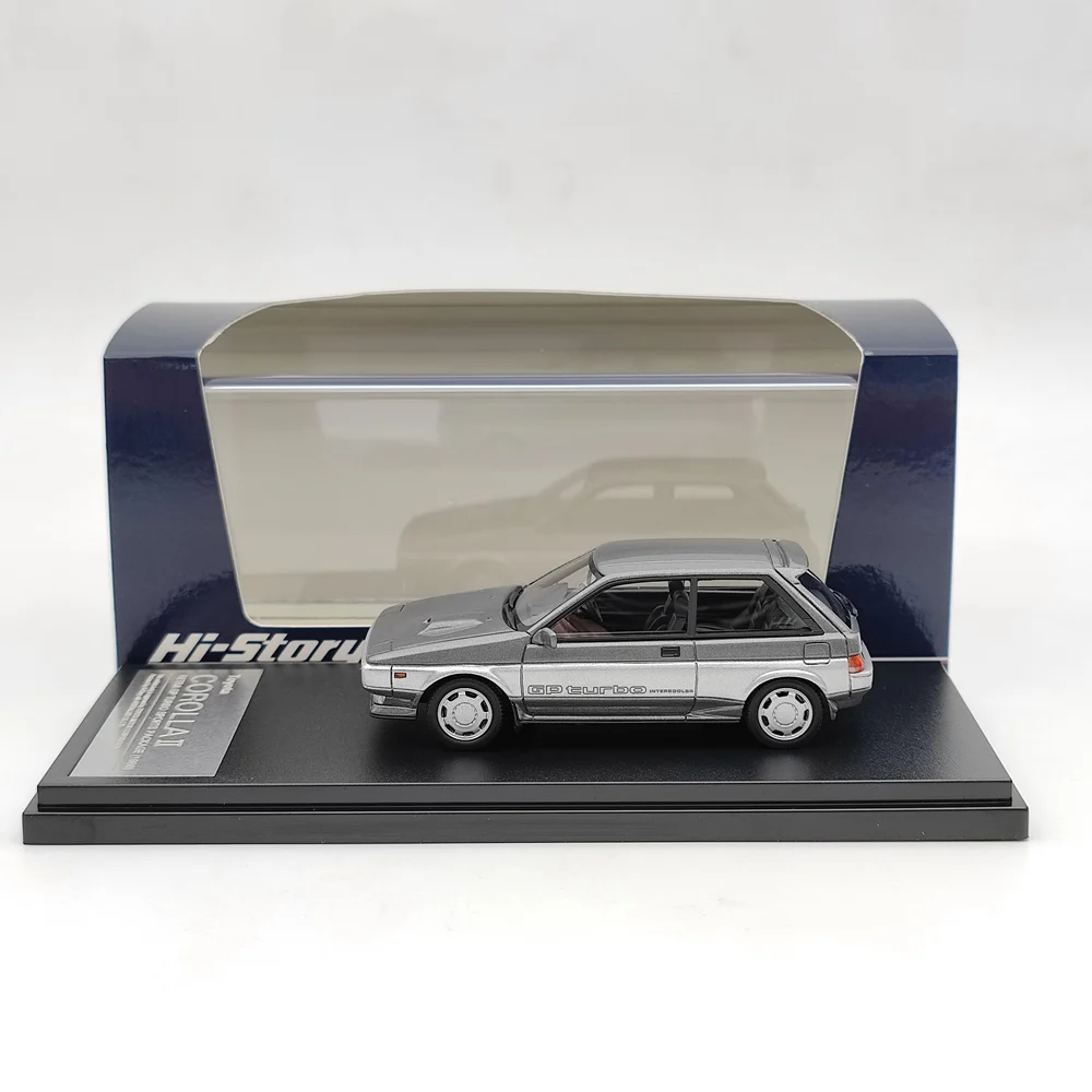 Hi-Story 1/43 Corolla II Retra GP Turbo Sports Packaga 1986 HS336 Resin Model Car Collection