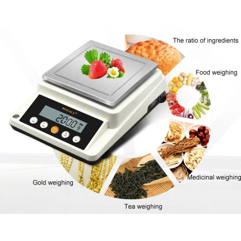 

1000g 0.1g 0.01g Digital Sensitive Electronic Balance for Lab