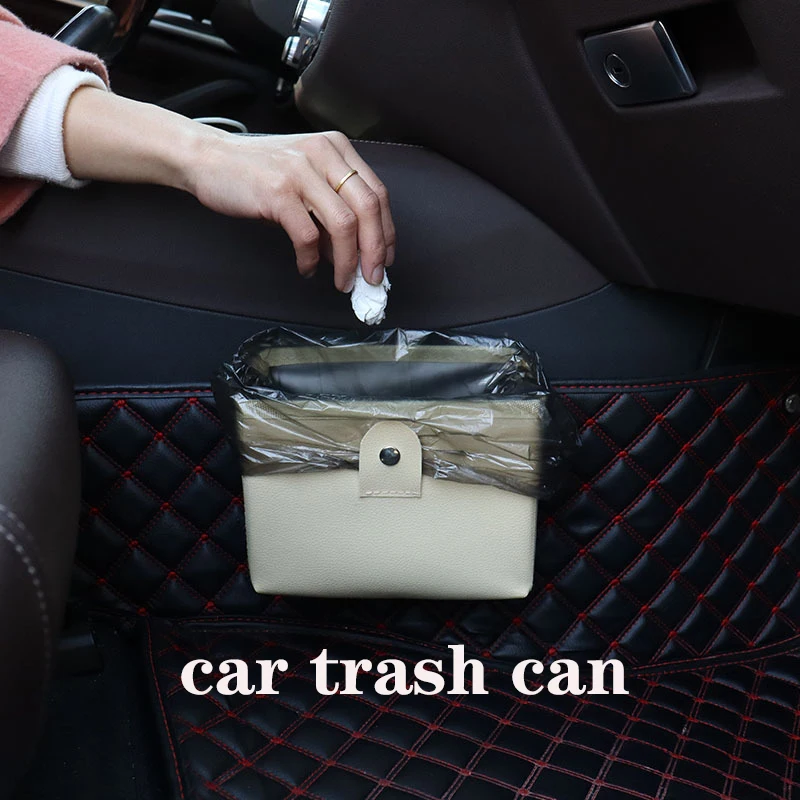 

Car Trash Bag Car Storage Bag Folding Door Hanging Multi-function Storage Bag Auto Interior Storage Supplies Accessories