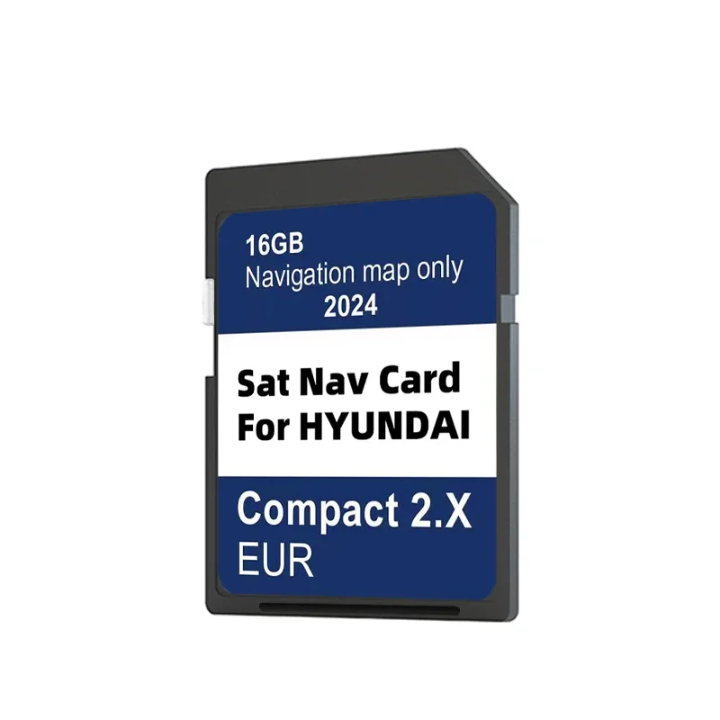 Imagem -03 - Mapa de Navegação Gen2 para Carro Versão 2024 Europa Reino Unido para Hyundai Compact 2.x h1 I20 Santa fe Grand Santa fe Tucson Cartão sd Gps 16gb