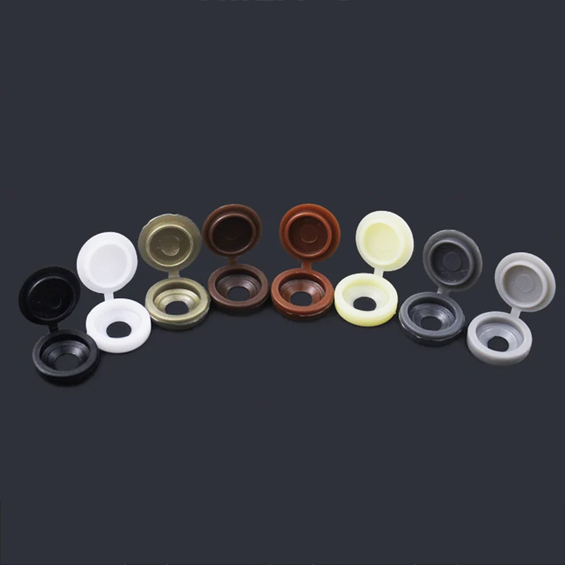 5/100 pz chiodi di plastica vite tappo decorativo copre chiodi dado auto tappi protettivi viti autofilettanti copertura Hardware per mobili