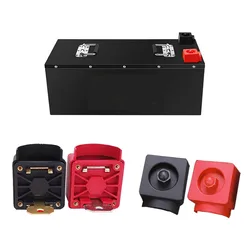 M8 Red Black 180A230A350A Power Connection Terminal High Current Terminal Lithium Battery RV Inverter Power Connection Terminal