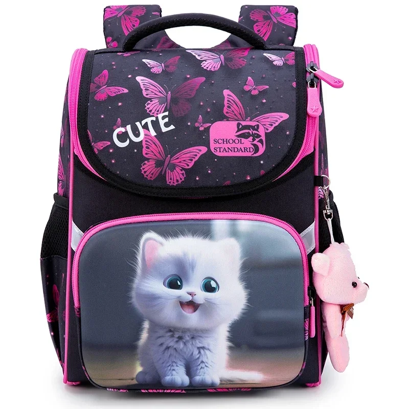 Girls School Backpack Orthopedic Cartoon Children Primary School Students Bags Kids Satchels feminina Bookbag 7-9 Years mochilas