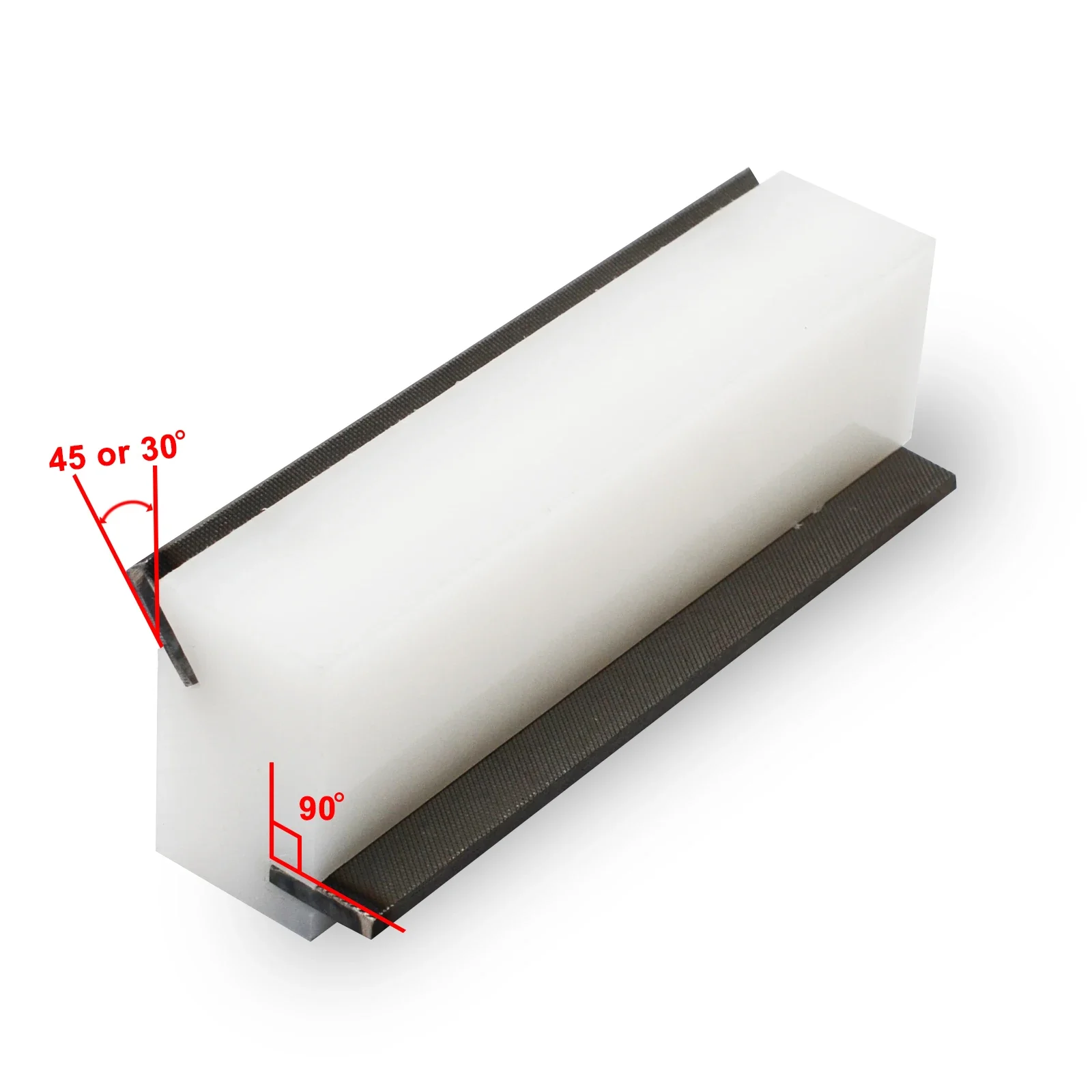 2 In 1 Guitar Acrylic Fret Crowning End Bevel-Flush 30° 45° Degree Angled Steel Files Tool Guitarra Luthier Tool
