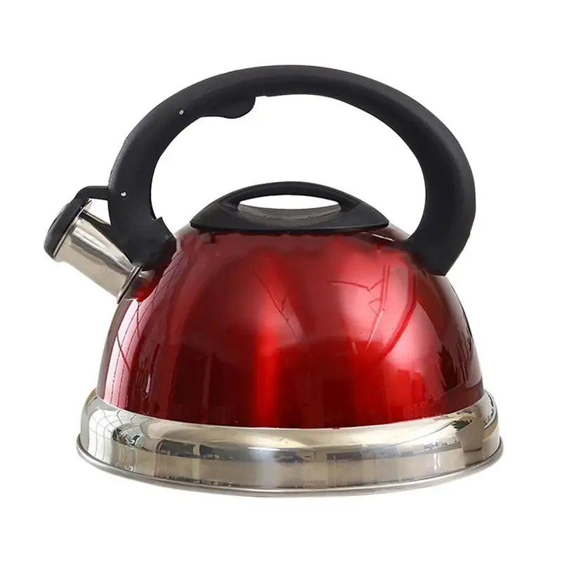 

L Whistling Kettle Stainless Steel Tea Kettle Food Grade Pot With Oblique Handle Stovetop Suitable For All Heat Sources W0