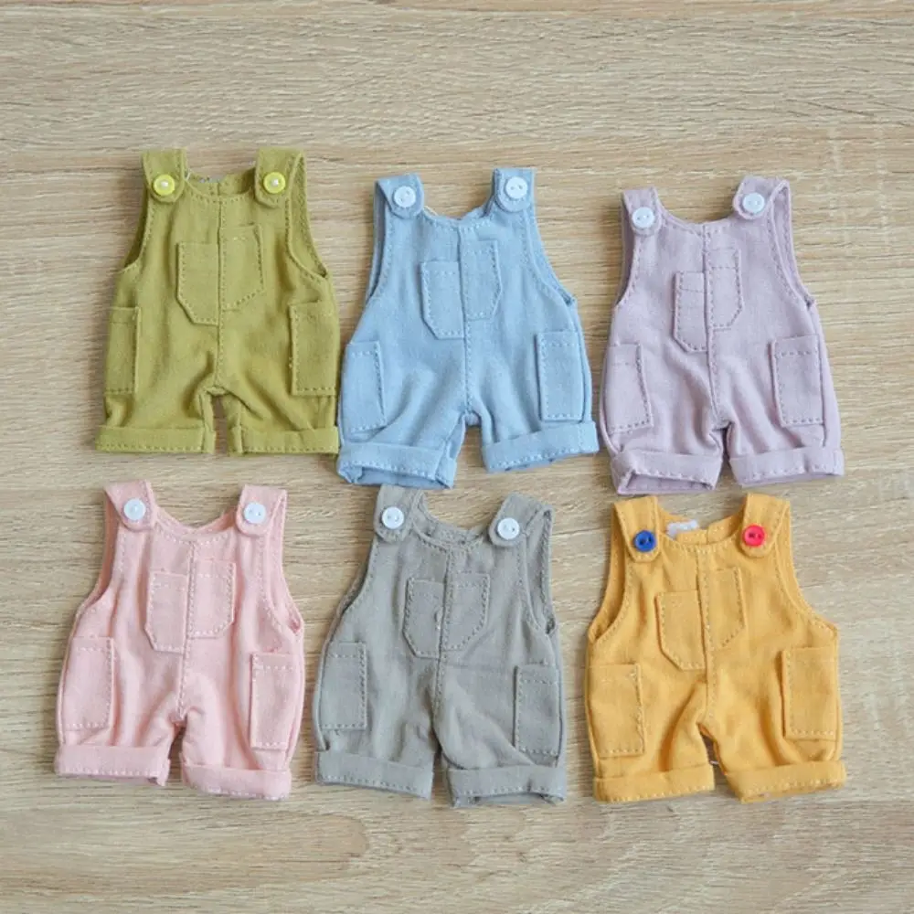 High Quality Fashion Doll Rompers Outfits Handmade 5 Colors Doll Pants Dolls Trousers For 10cm Cotton Doll