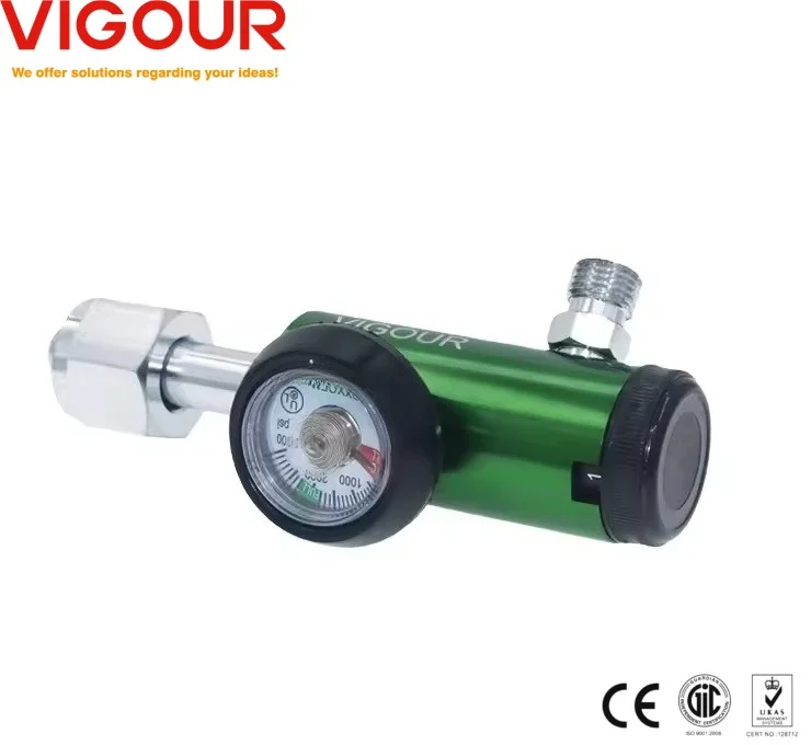 Good price medical oxygen flow meter,oxygen flow meter regulator,oxygen regulator medical with  thread made in China supplier