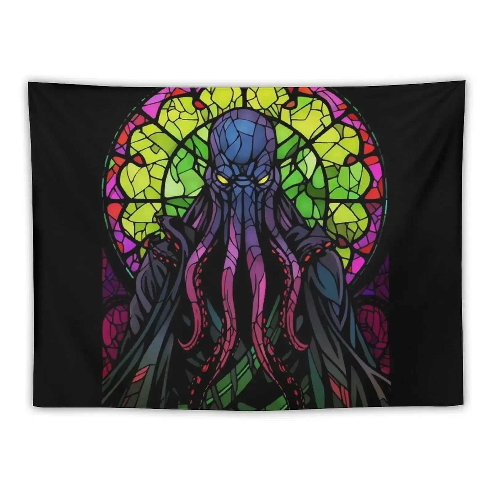 

The Mindflayer of Stained Glass Tapestry Bedrooms Decorations Room Decor Decoration Home Aesthetic Room Decoration Tapestry