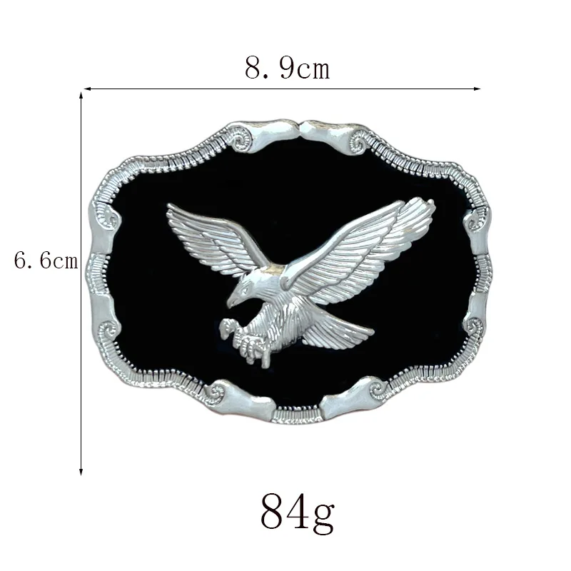 Zinc alloy Flying Eagle belt buckle Western cowboy
