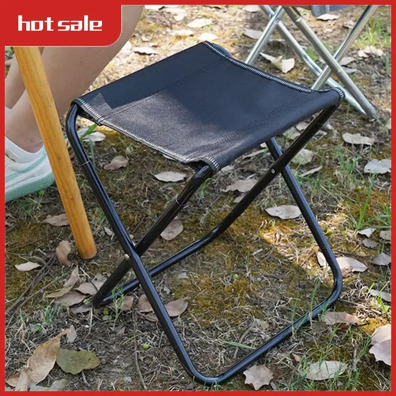 

Outdoor Folding Stool Portable Stool Travel Camping Fishing Folding Stool Subway Queuing Artifact Extra