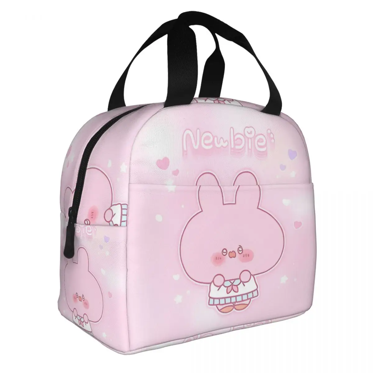 Asamimichaan Asleep Cartoon Insulated Lunch Bags Leakproof Cute Asamimi Meal Container Thermal Bag Lunch Box Tote Men Women