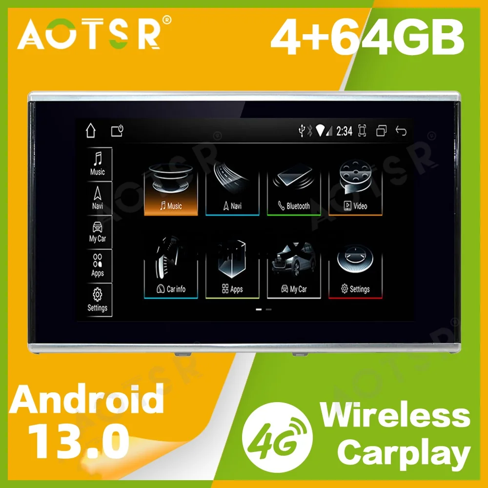 

8 Inch 8 Core Qualcomm Android 13 Car Multimedia Automotive Player For Audi A6L 2016 2017 2018 GPS Navi Car Radio Head Unit
