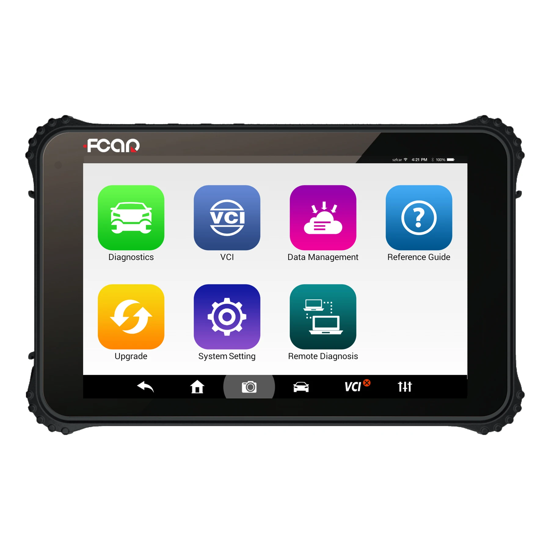 آلة تشخيص السيارات Fcar F6 Plus للسيارات 12 فولت Obd2 نظام كامل برمجة تلقائية مع ترقية مجانية للأسنان الزرقاء WiFi