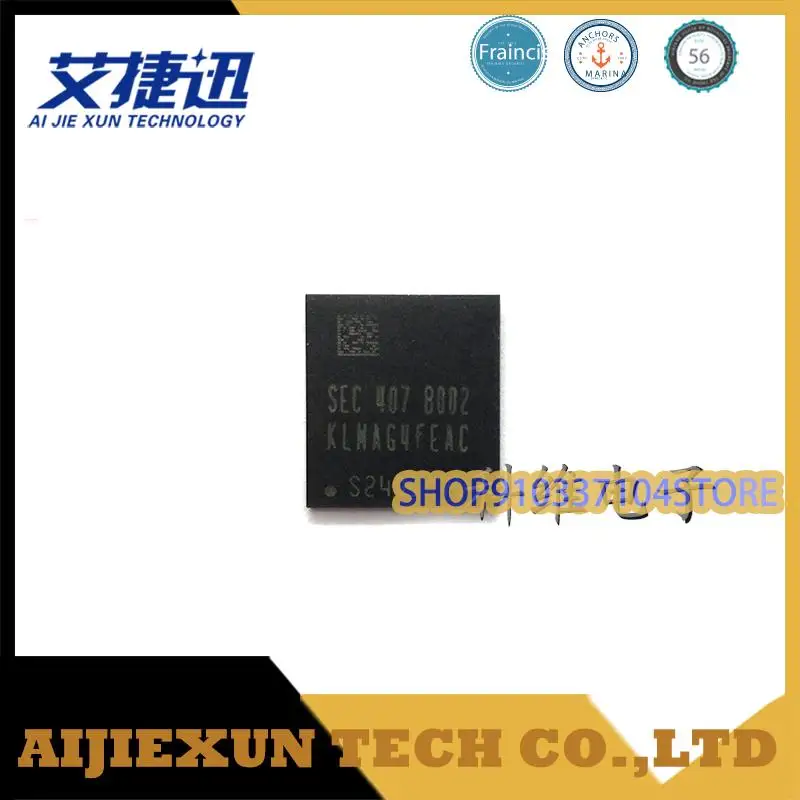 2 ชิ้น/ล็อต KLMAG4FEAB-B002 16G ICmemory IC ชิปใหม่และต้นฉบับ