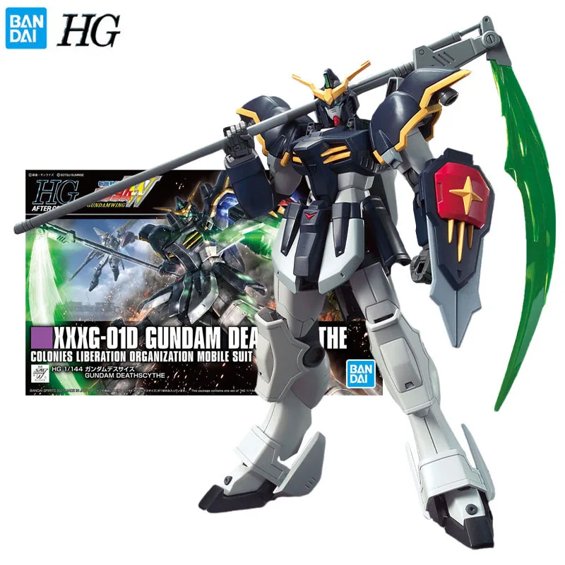 

Bandai GUNDAM Original HG Series 1/144 XXXG-01D Gundam Deathscythe Anime Action Figure Assembly Model Toys Collectible Model