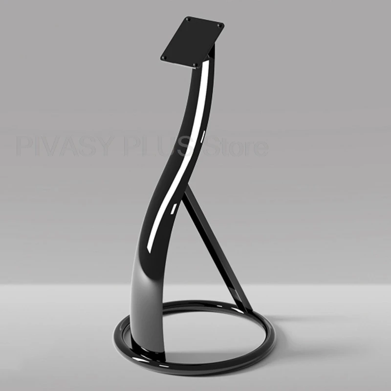 

Напольная подставка высотой 80 см, диаметр 38 см, поддержка базового экрана игрока, цельнометаллический кронштейн, толстая колонна для сенсорного дисплея 15-27 дюймов, караоке