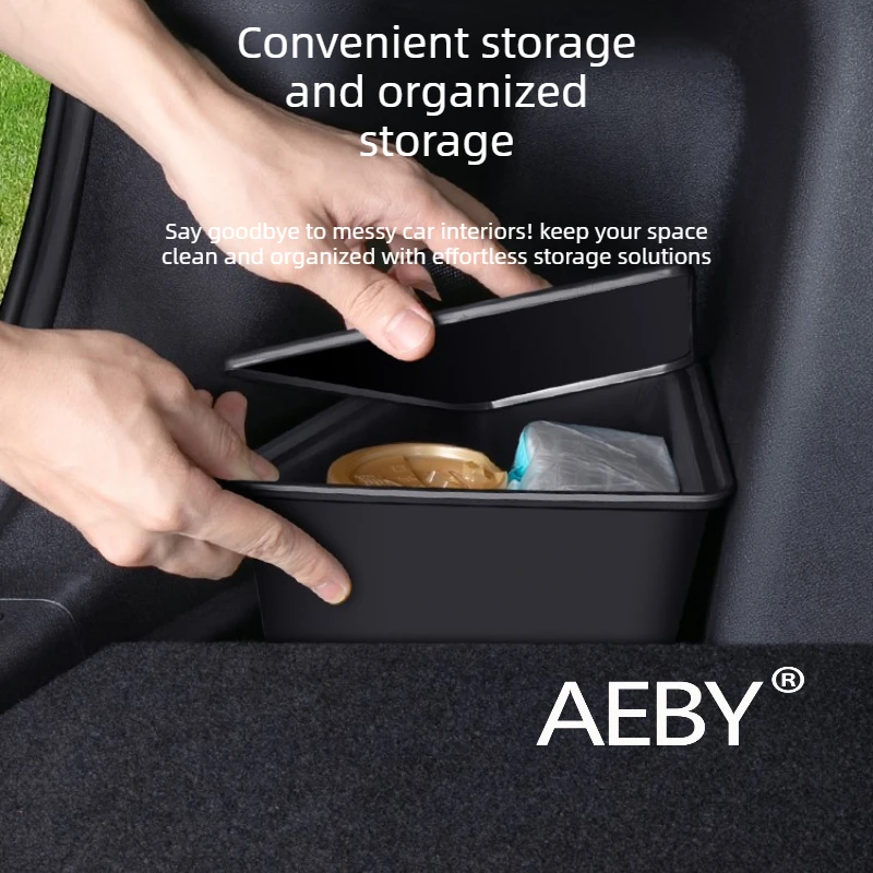 

AEBY For BYD Atto 2 2024 Trunk Side Storage Box,Rear Boot Organizer Box,Interior Car Accessories,car side box,Organize and store