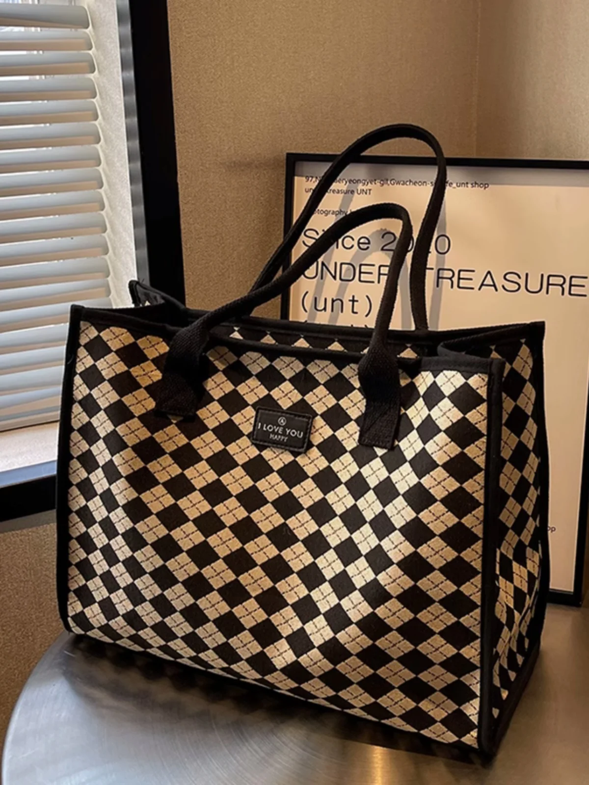 borsa-tote-in-tela-likejon-unisex-grande-capacita-leggera-per-viaggi-shopping-e-fitness-motivo-geometrico-alla-moda-stile-coreano