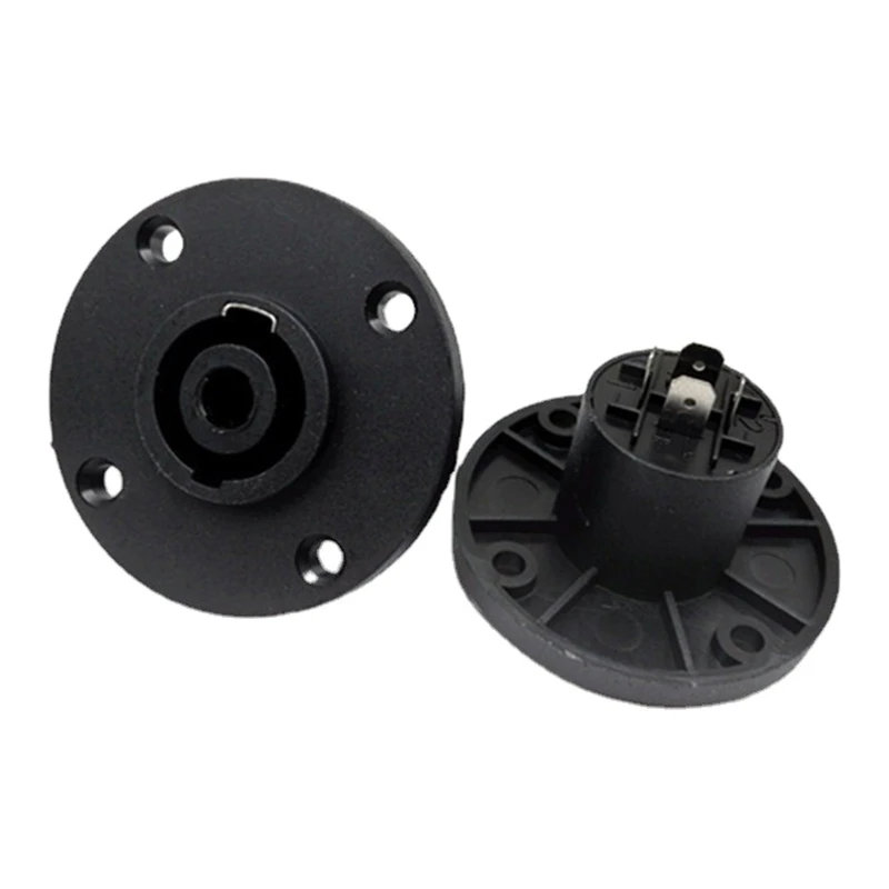 T8WC Sturdy Connection  Speaker  Twist Lock 4 Pole Round 4-Pin Panel Mount  Speaker Twist Lock Female Speakon