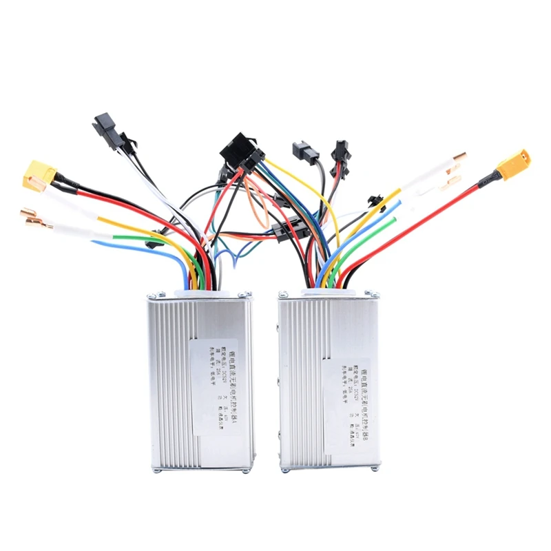 52V 25A 1200W JP Brushless DC Motor Electric Scooter Bike Controller A+B Dual Drive Motor Controller