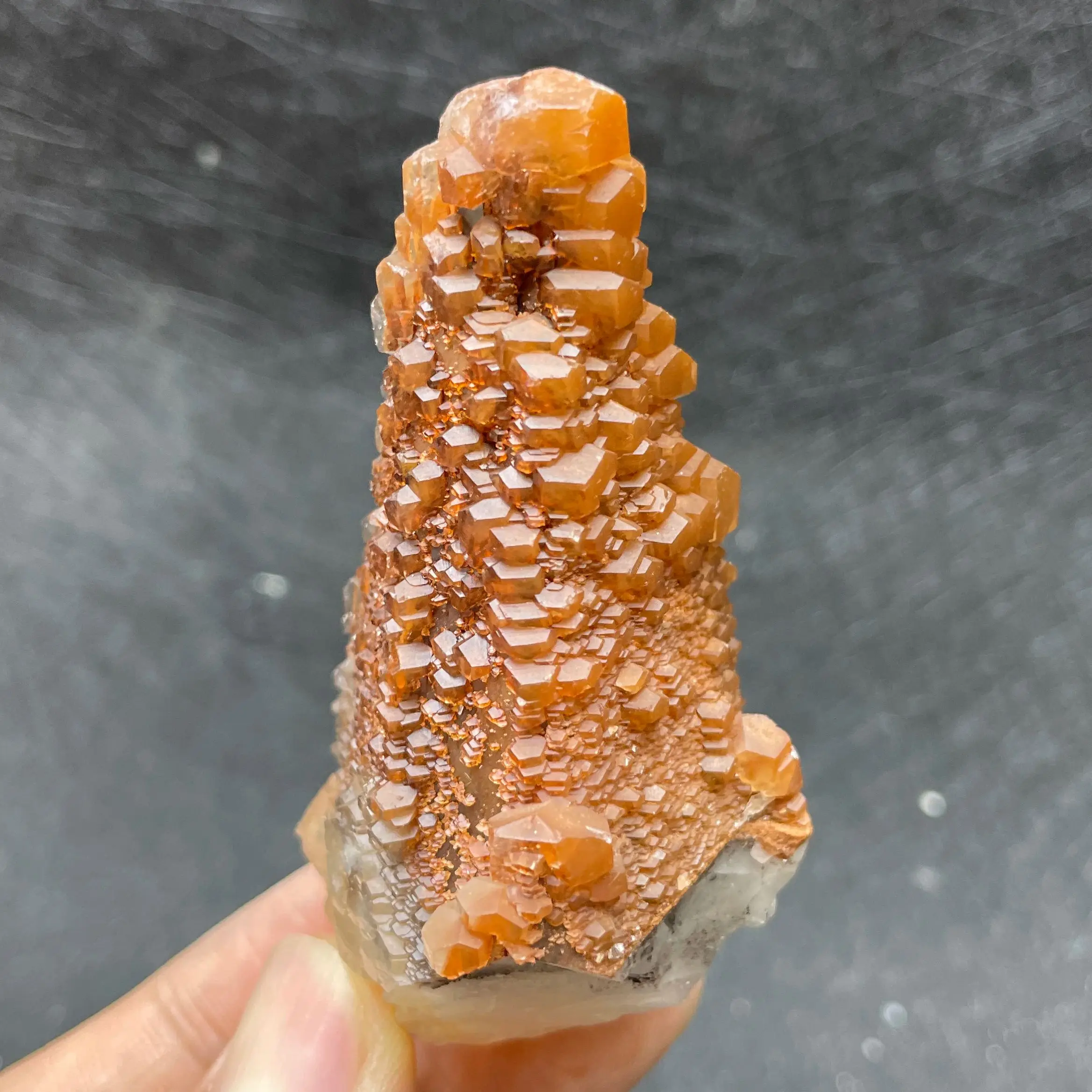 الحجر الطبيعي الماس الأحمر الكالسيت الكريستال عينة معدنية تعليم الكوارتز الخام الصخور الديكور شفاء هدية #1