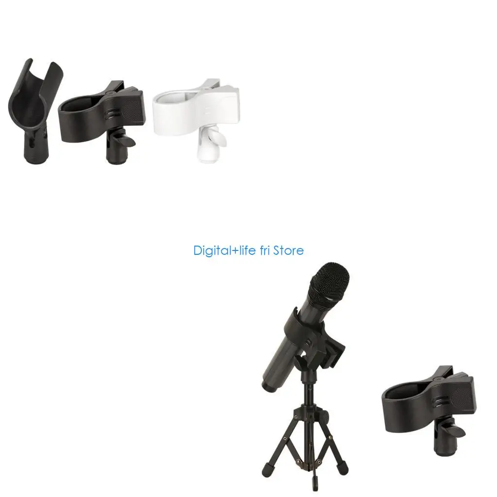E06D Universal Microphones Clamp with Improved Clamping Force and Protective Foam for Conference Rooms and More