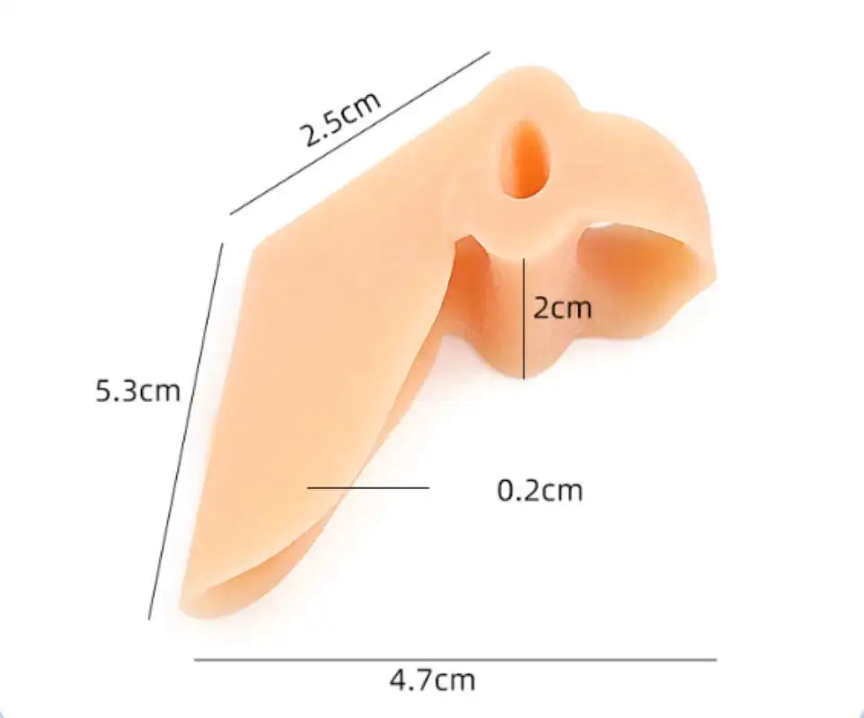 1/5Pairs Silicone Gel Thumb Corrector Bunion Foot Toe Hallux Valgus Protector Separator Foot Care Finger Straightener Adjuster 6