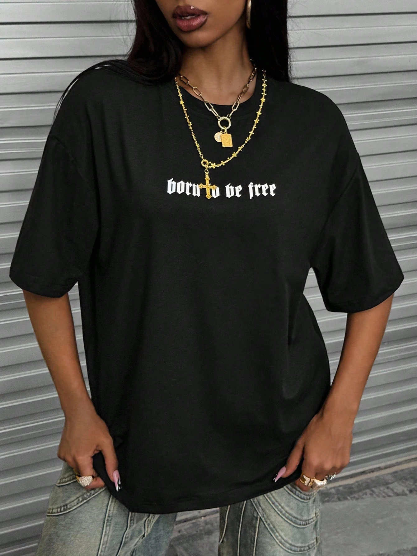 

Sexy Portrait Graphic Printing Summer Autumn Winter Luxury Brand Pure Cotton Men's and Women's T-shirt Tee Short Sleeve Outdoor