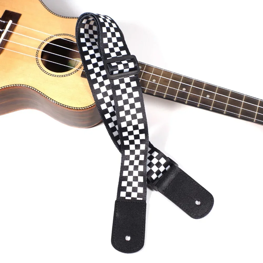 Shoulder Strap Ukulele Strap Webbing Adjustable Soft And Smooth Accessory Approx.23*7*2.5cm Muticolor Polyester