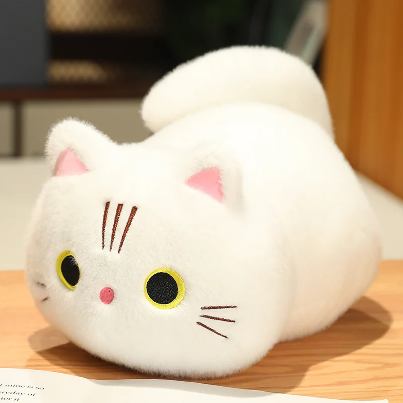 25-50CM Cartoon Kawaii Cat Stuffed Animal Plush Toy Lovely Cat Doll Children's Sleep Pillow Christmas Kawaii Decorative Gifts image 3