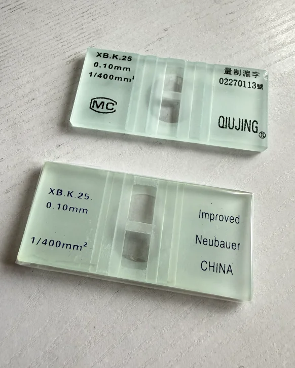 Hemocytometer Blood Glass Biological experiment cell counting plate Blood cell counting plate