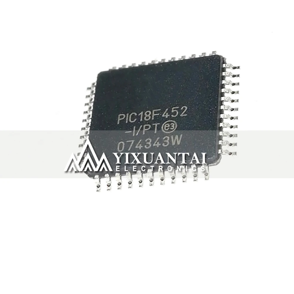 

1pcs/lot PIC18F452-I/PT PIC18F452 IC MCU 8BIT 32KB FLASH 44TQFP New Original