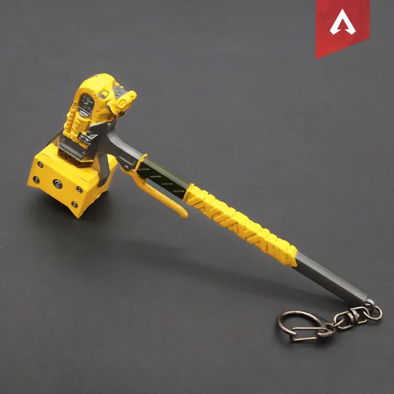 15cm Apex Legends Heirloom Caustic Death Hammer spade da gioco Anime Royal Katana portachiavi modello di arma ornamento regali per ragazzo giocattoli per bambini