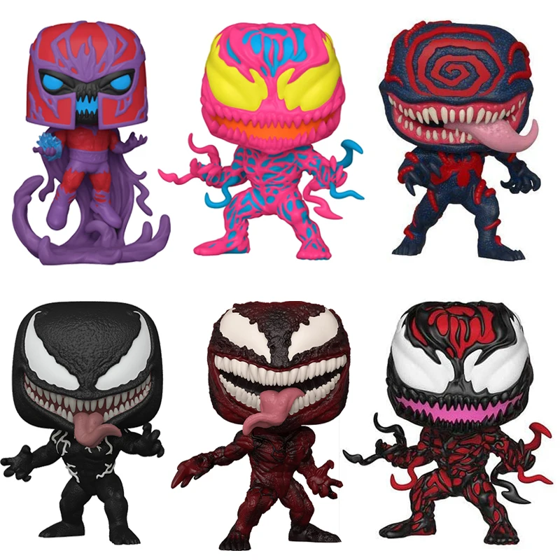 Funko pop Веном карнидж #371 #678 поврежденный Веном #517 #888 #889 экшн-фигурка Коллекционная модель подарки для детей подарки на день рождения