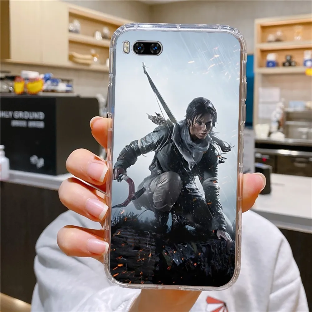 Tomb Raider Phone Case For Huawei Mate P10 P20 P30 P40 P50 Smart Z Honor 50 60 70 Pro Lite Transparent Case