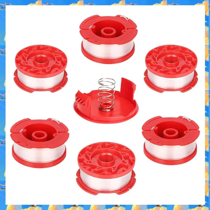 FTS CMZST065 Weed Eater String Trimmer Spool Line For Craftsman Weed Wacker And Replacement Spool Cap CMZST12SC