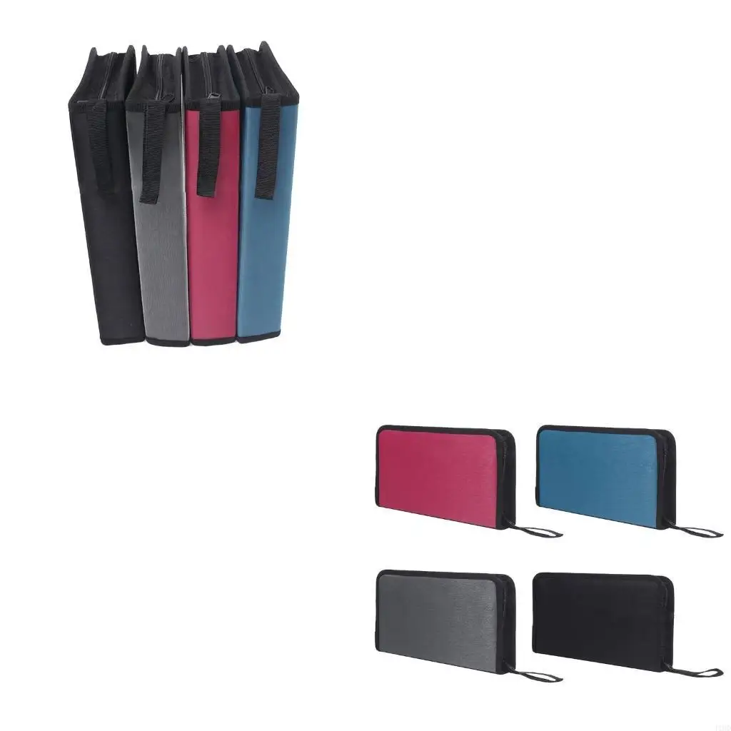 

J1HD 80Pcs Anti-Scratch Bag DVD Discs Handbag DVD Storage Case-