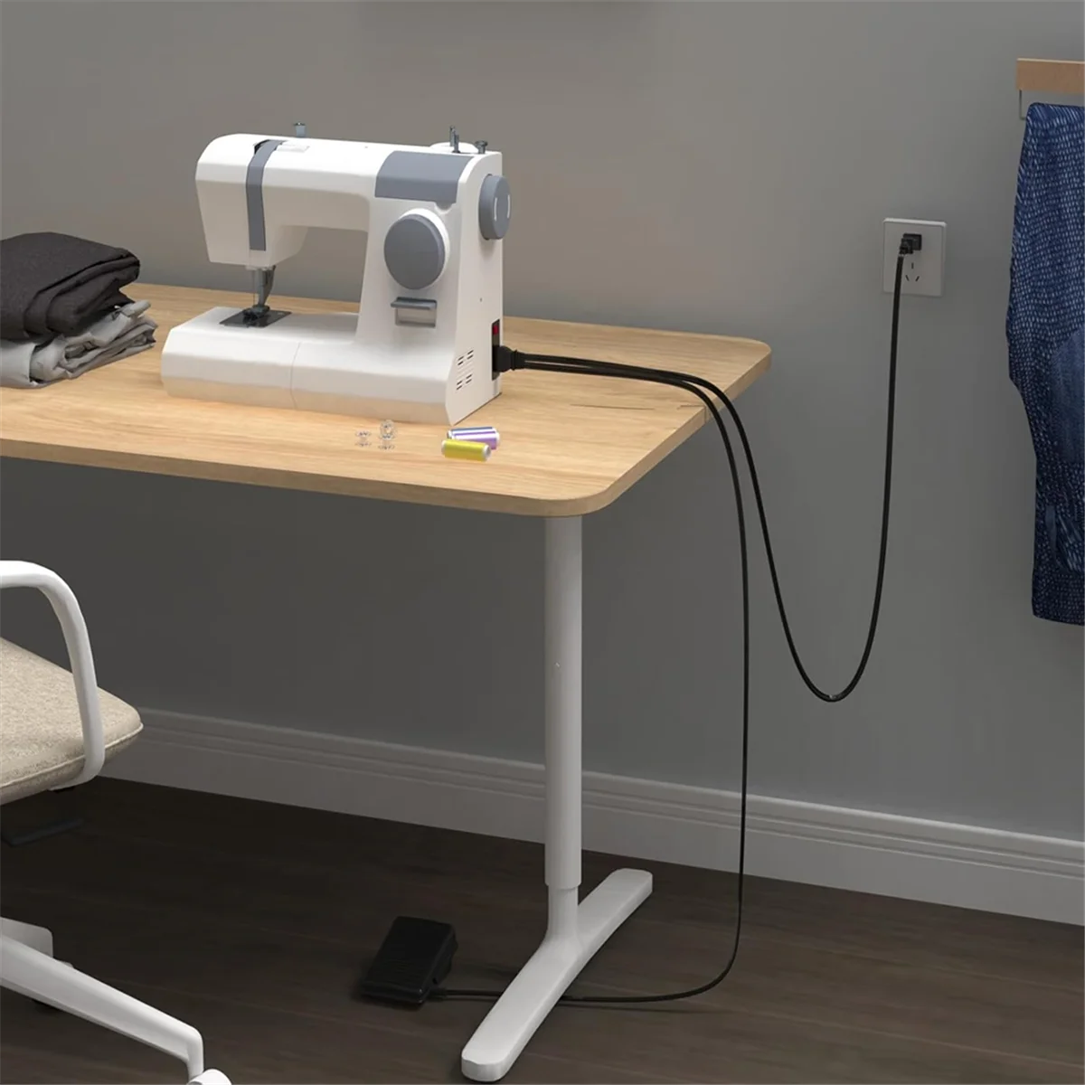 

Педаль швейной машины A002 и шнур питания для Singer 359102-001 2263 4423 E99670 8280 44s 4452 2277 4411 3116 3337 Вилка стандарта США