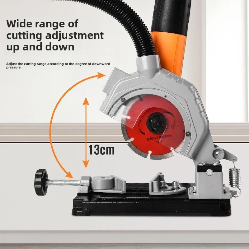 Multi-Angle Mini Cut Off Saw, Drill/Grinder Stand for DIY Craft & Home Use