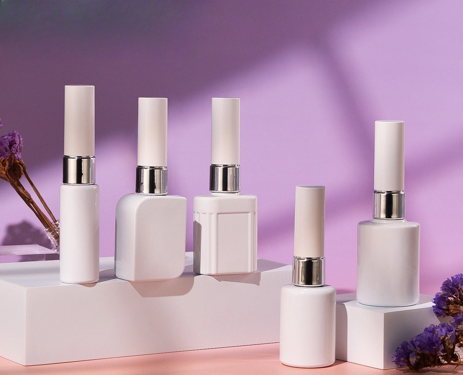 Luxury Skincare Bottles - ‌ 8 мл/10 мл/15 мл белая