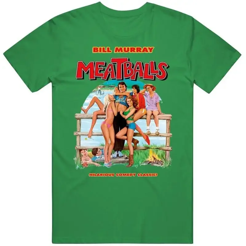 Cool Classic 80's Movie Meatballs Poster Replacement T Shirt