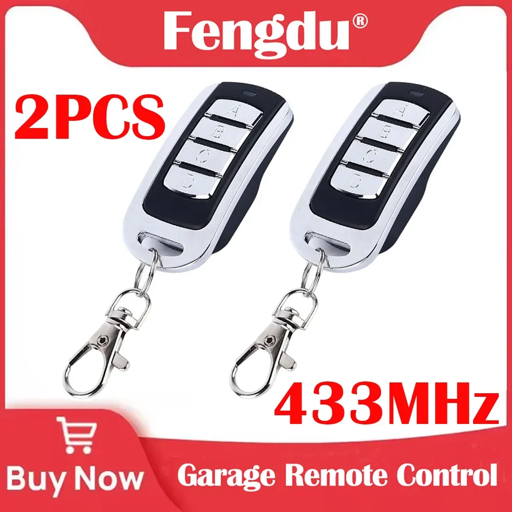 433mhz 4 Channel Electric Gate Garage Door Clone Car Remote Control Duplicator Garage Door Opener