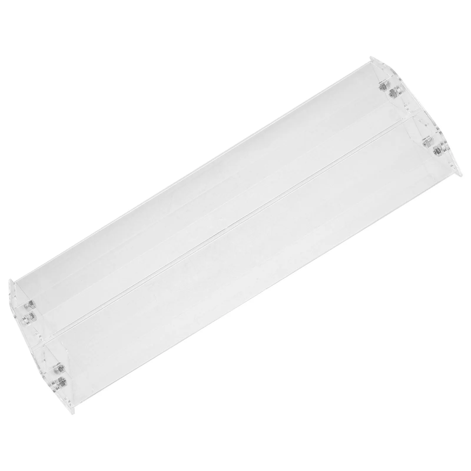 

2 Tier Acrylic Cd Display Rack For Vinyl Records Cds Postcards Desktop Storage Organizer Clear Desk File Rack Home Office Decor